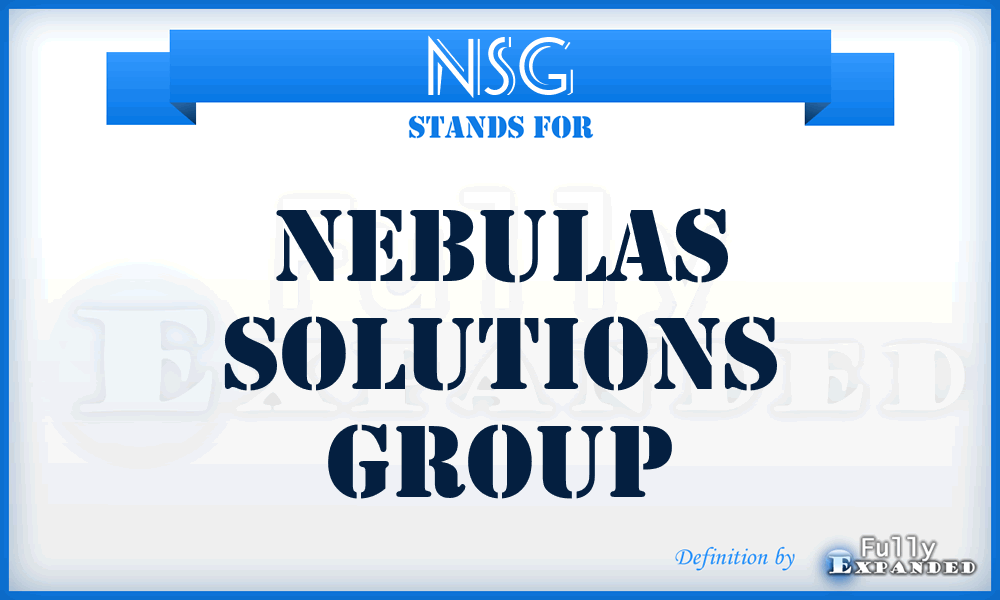 NSG - Nebulas Solutions Group