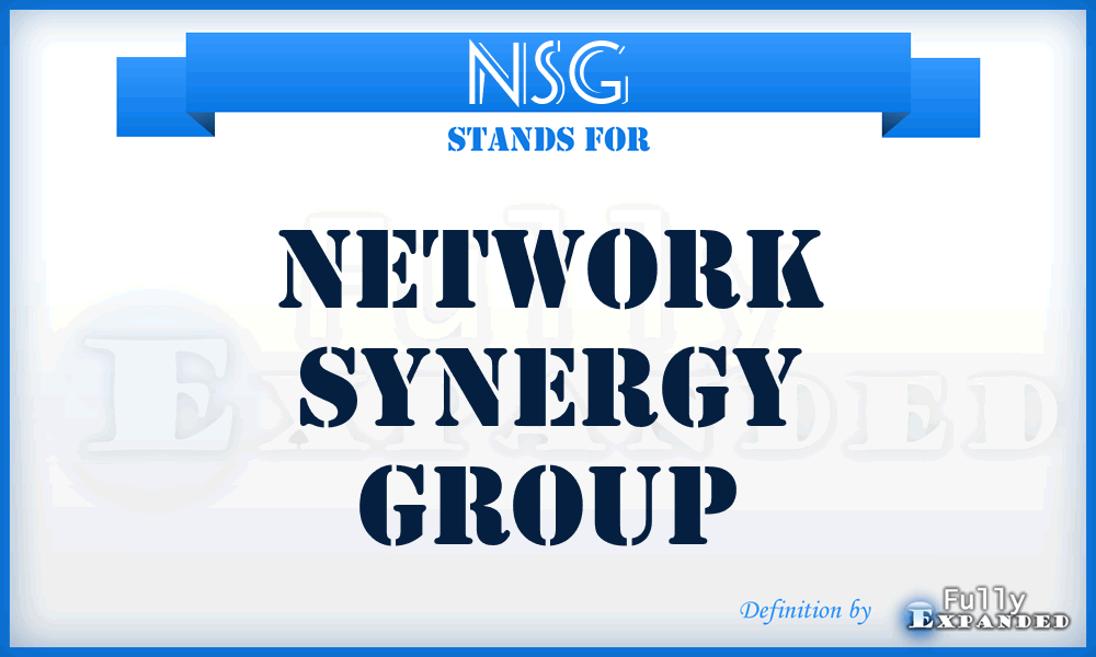 NSG - Network Synergy Group