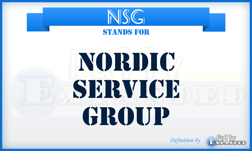 NSG - Nordic Service Group