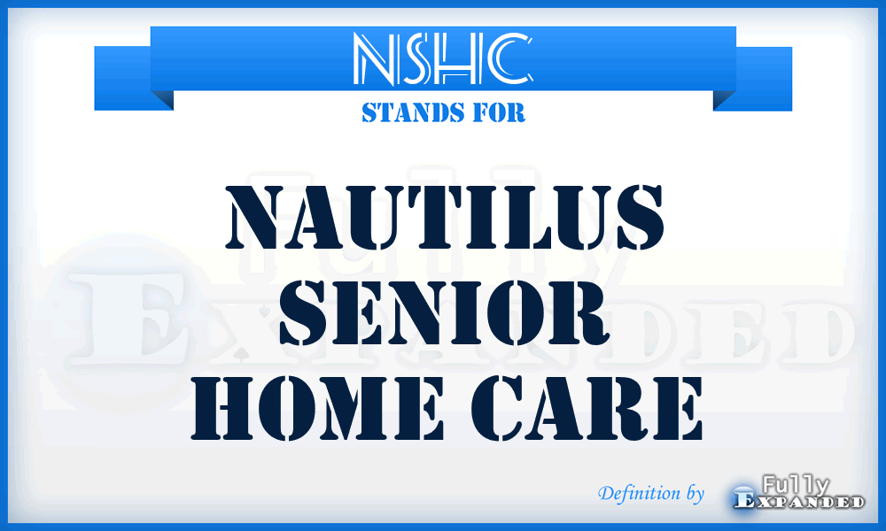 NSHC - Nautilus Senior Home Care