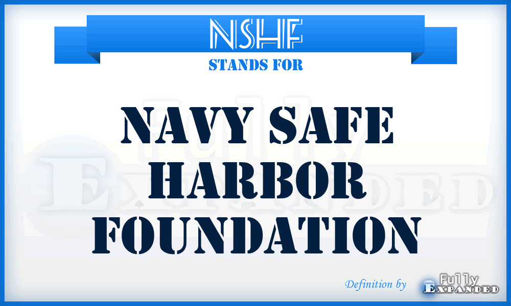 NSHF - Navy Safe Harbor Foundation