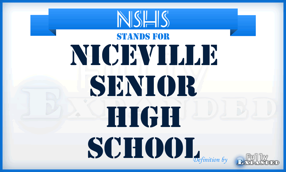 NSHS - Niceville Senior High School