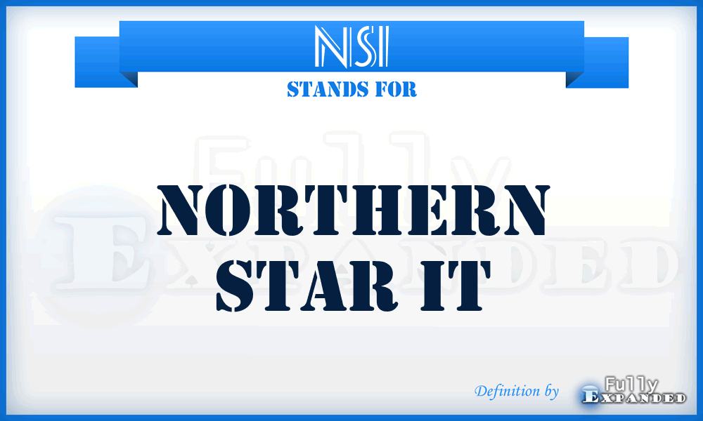 NSI - Northern Star It