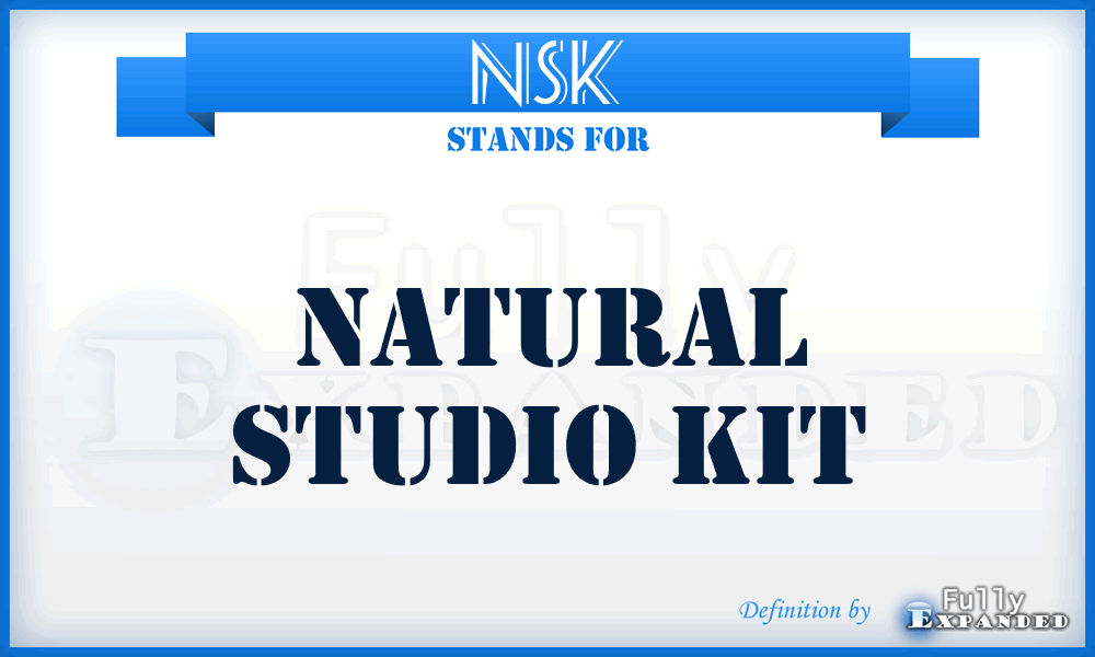 NSK - Natural Studio Kit