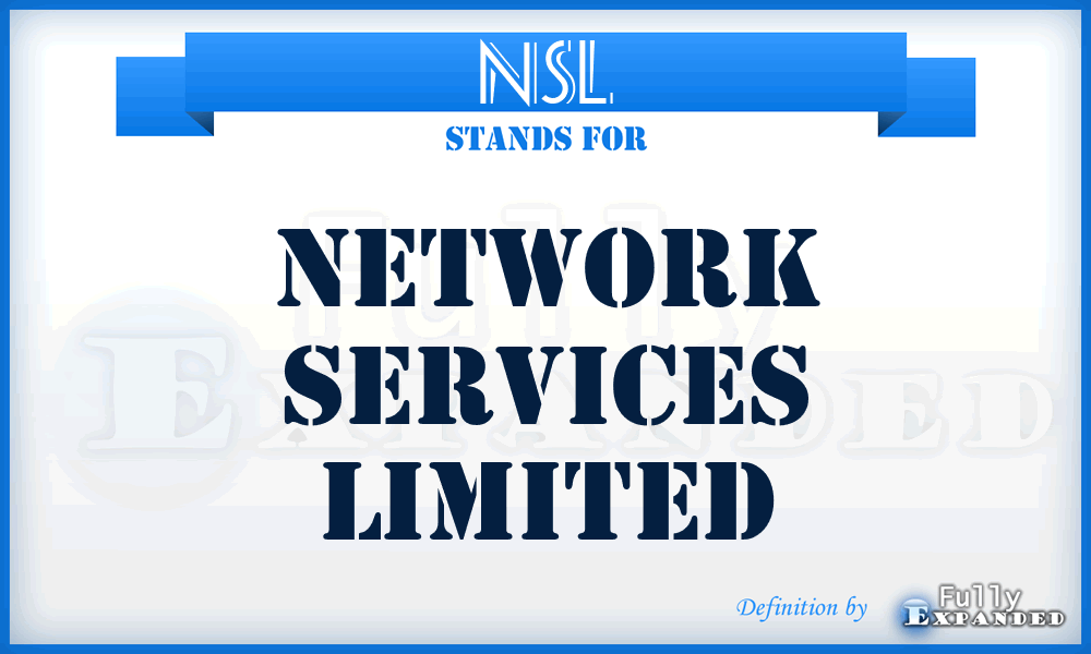 NSL - Network Services Limited