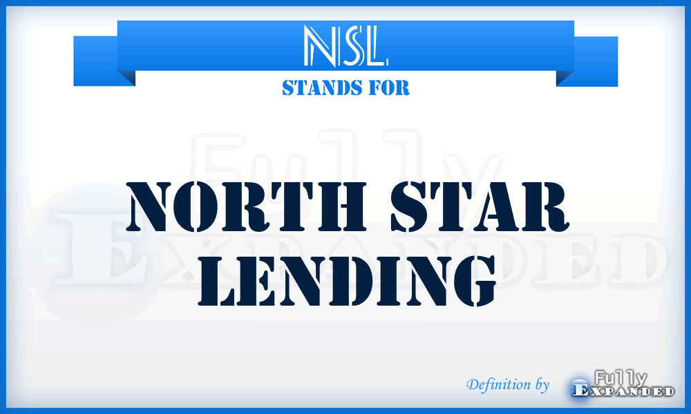 NSL - North Star Lending