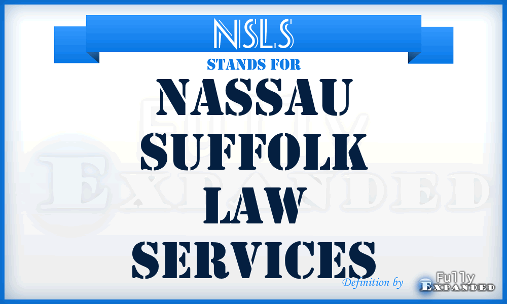 NSLS - Nassau Suffolk Law Services