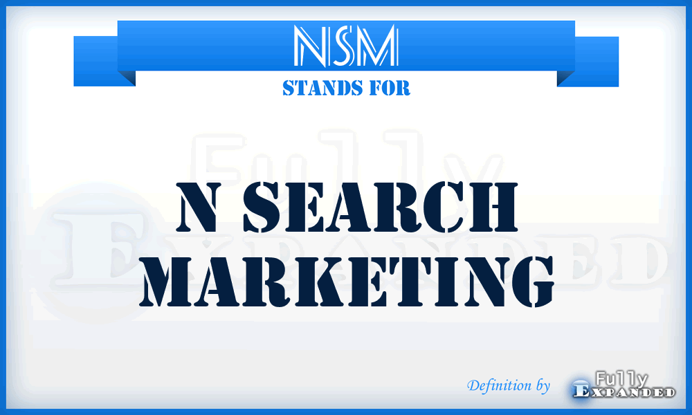 NSM - N Search Marketing