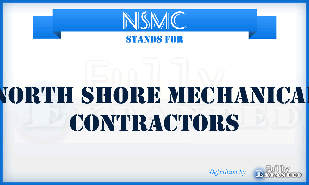 NSMC - North Shore Mechanical Contractors