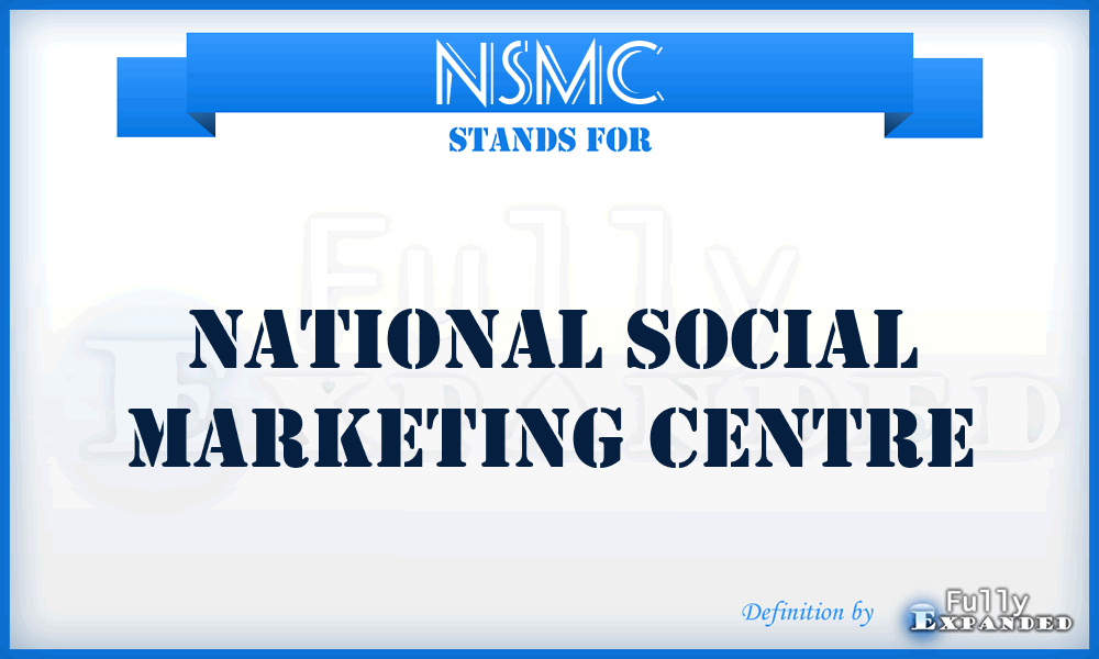 NSMC - National Social Marketing Centre