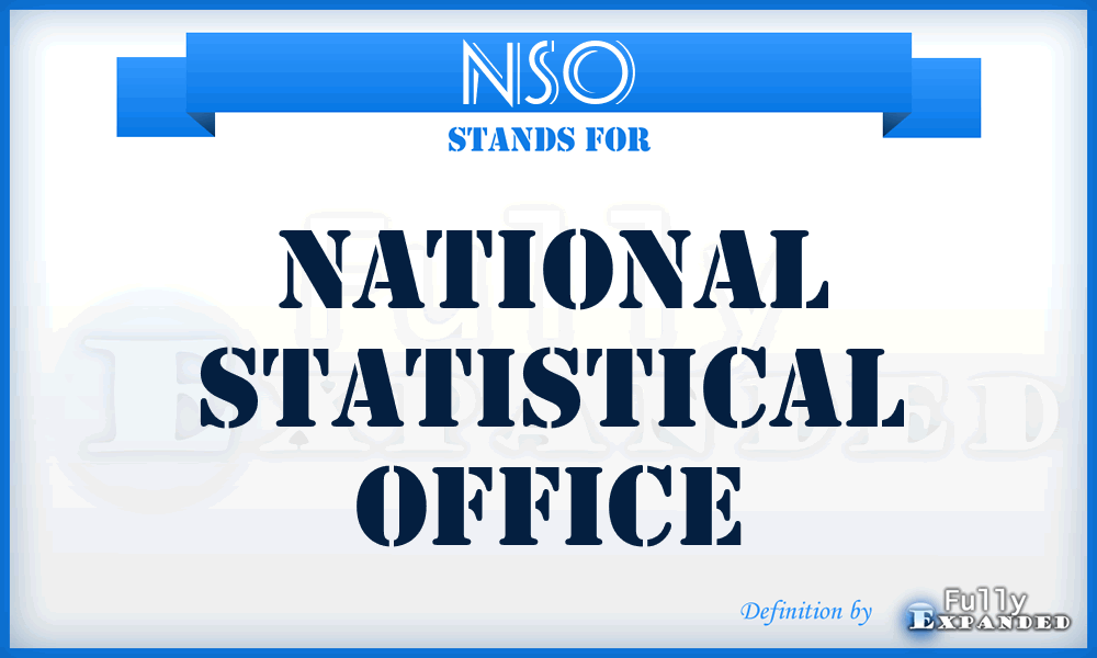 NSO - National Statistical Office