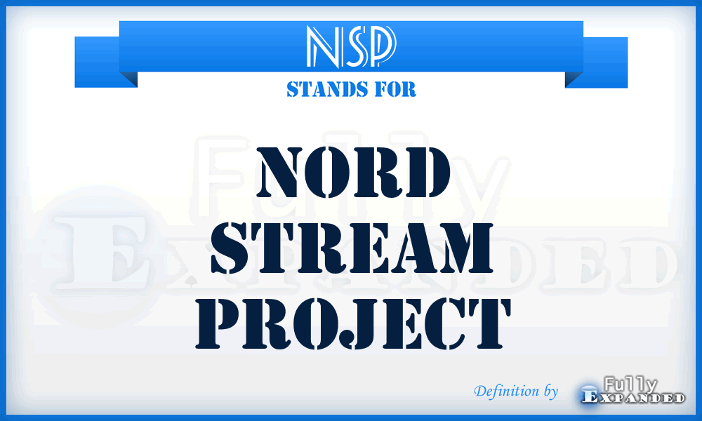 NSP - Nord Stream Project