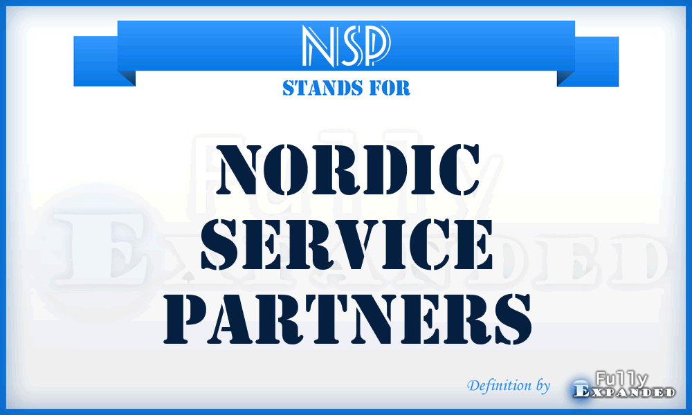 NSP - Nordic Service Partners