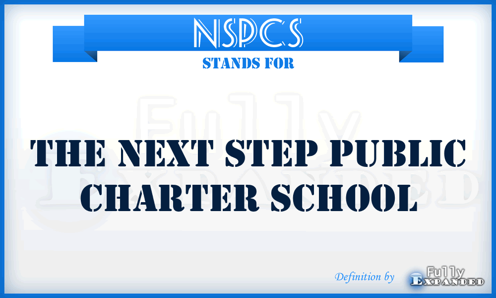 NSPCS - The Next Step Public Charter School