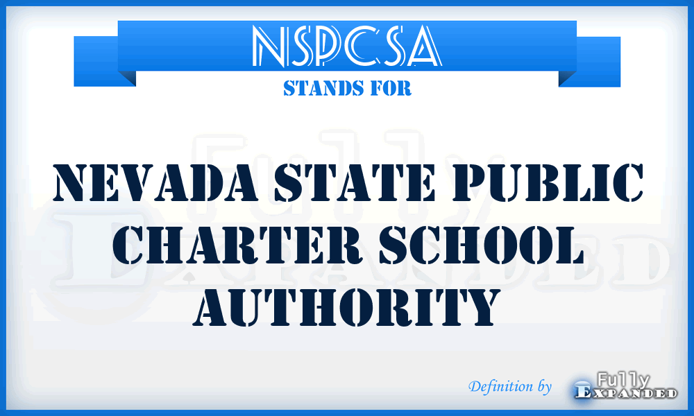 NSPCSA - Nevada State Public Charter School Authority