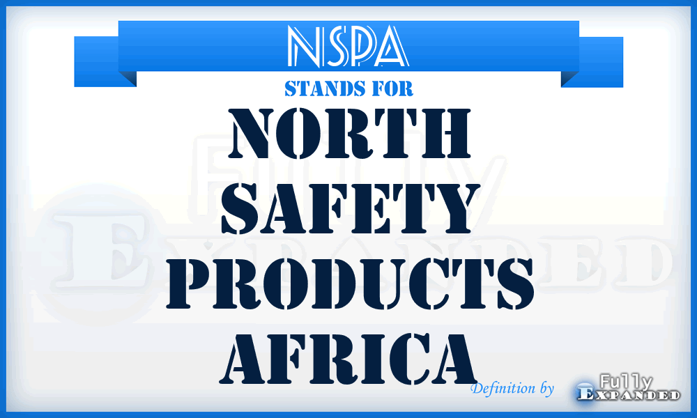 NSPA - North Safety Products Africa