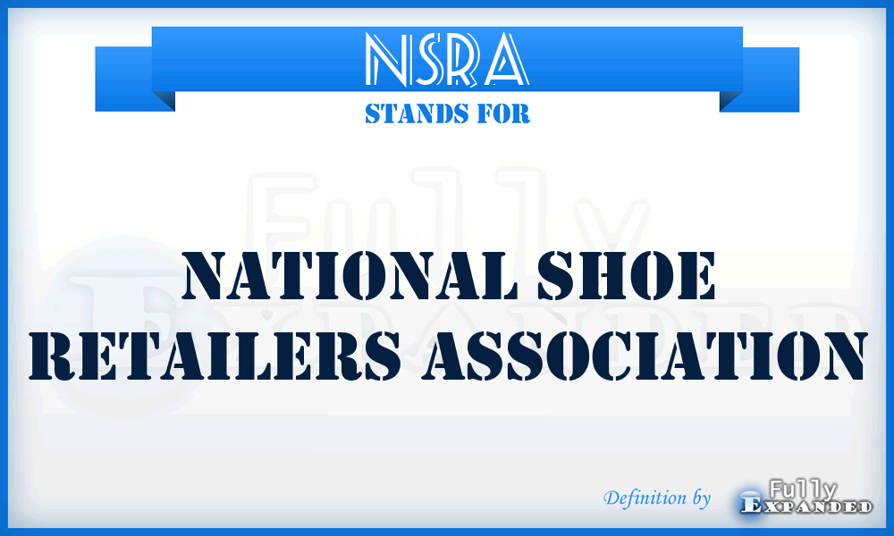 NSRA - National Shoe Retailers Association