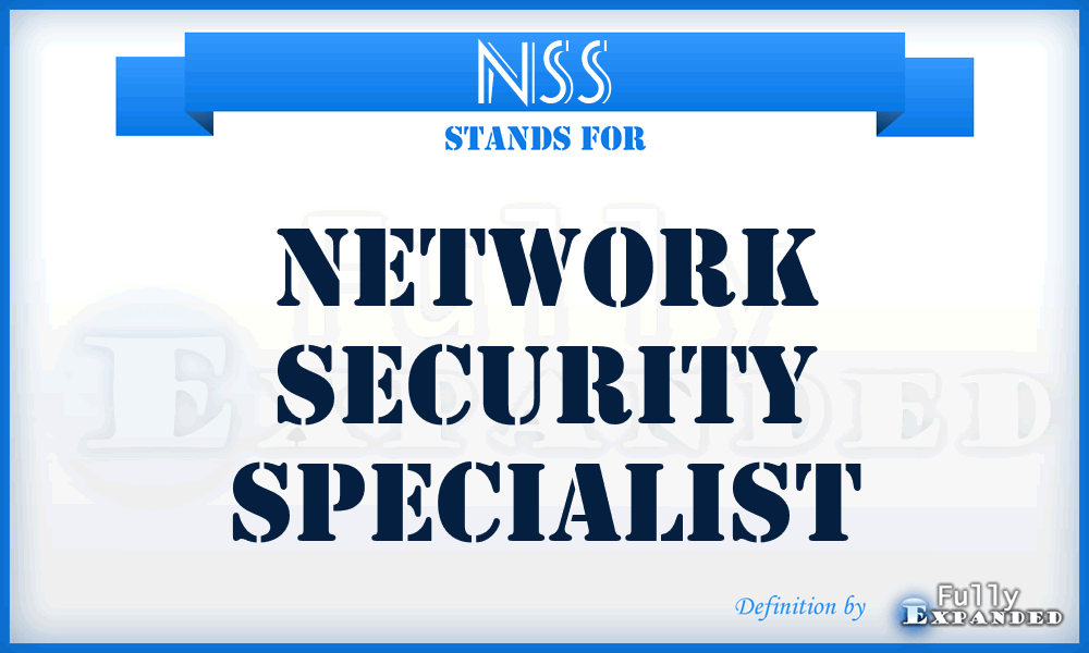 NSS - Network Security Specialist