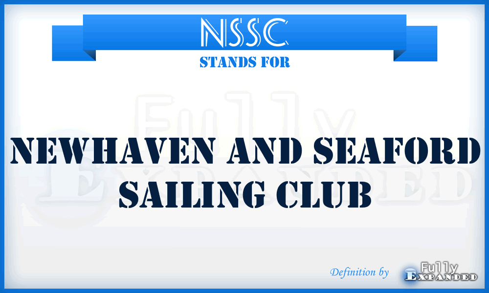 NSSC - Newhaven and Seaford Sailing Club