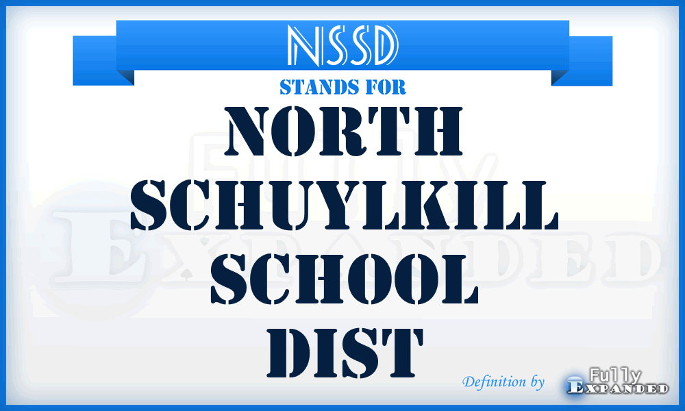 NSSD - North Schuylkill School Dist