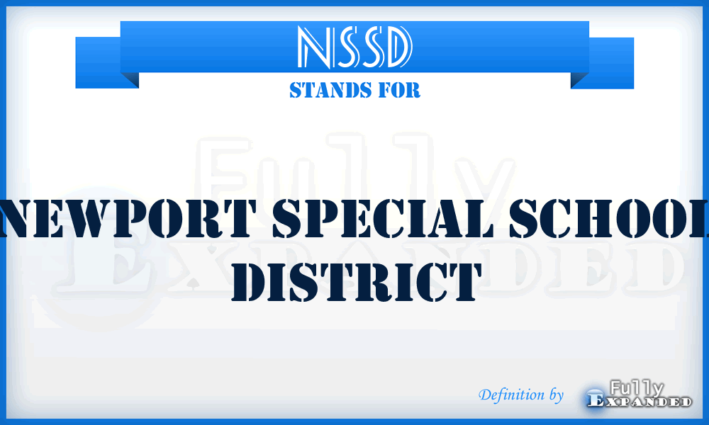 NSSD - Newport Special School District