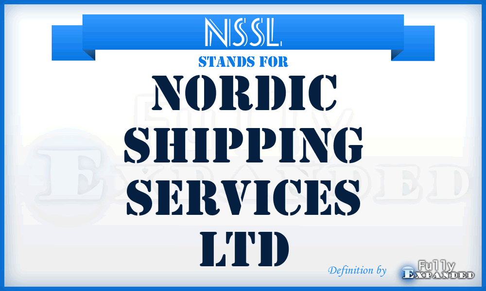 NSSL - Nordic Shipping Services Ltd