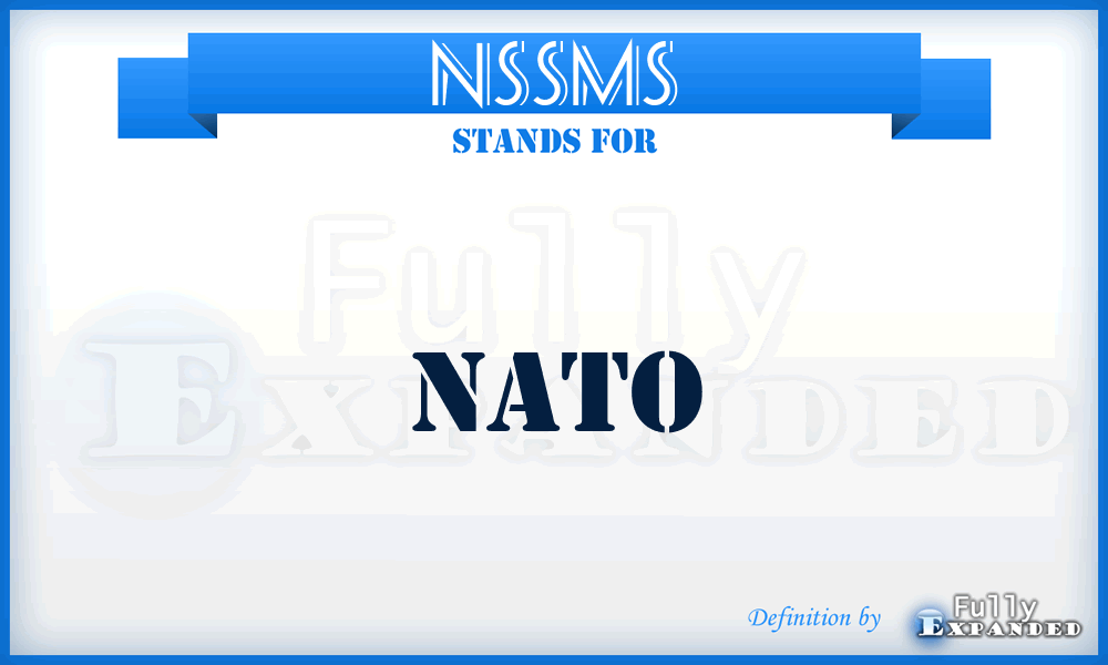 NSSMS - NATO