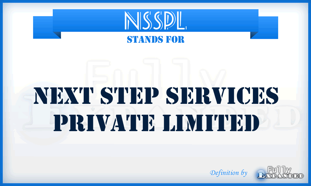 NSSPL - Next Step Services Private Limited