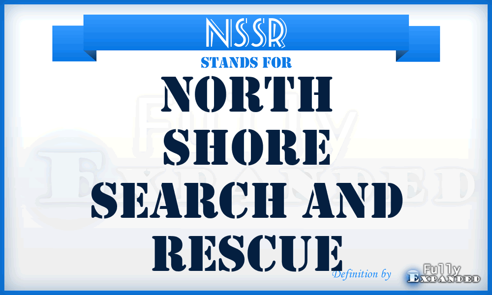 NSSR - North Shore Search and Rescue