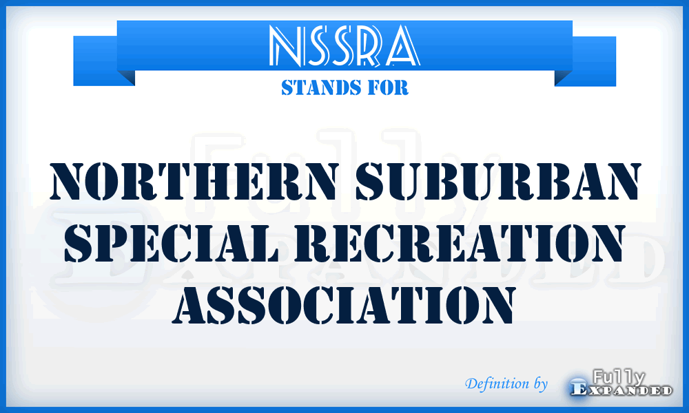 NSSRA - Northern Suburban Special Recreation Association
