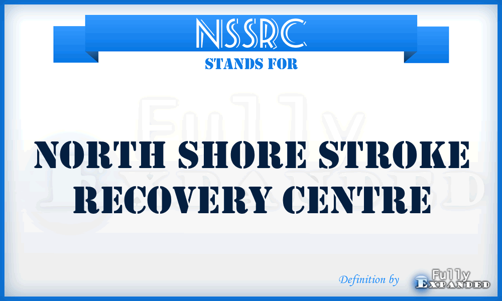NSSRC - North Shore Stroke Recovery Centre