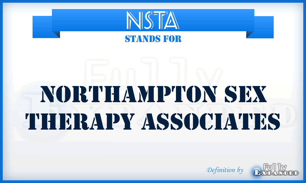 NSTA - Northampton Sex Therapy Associates