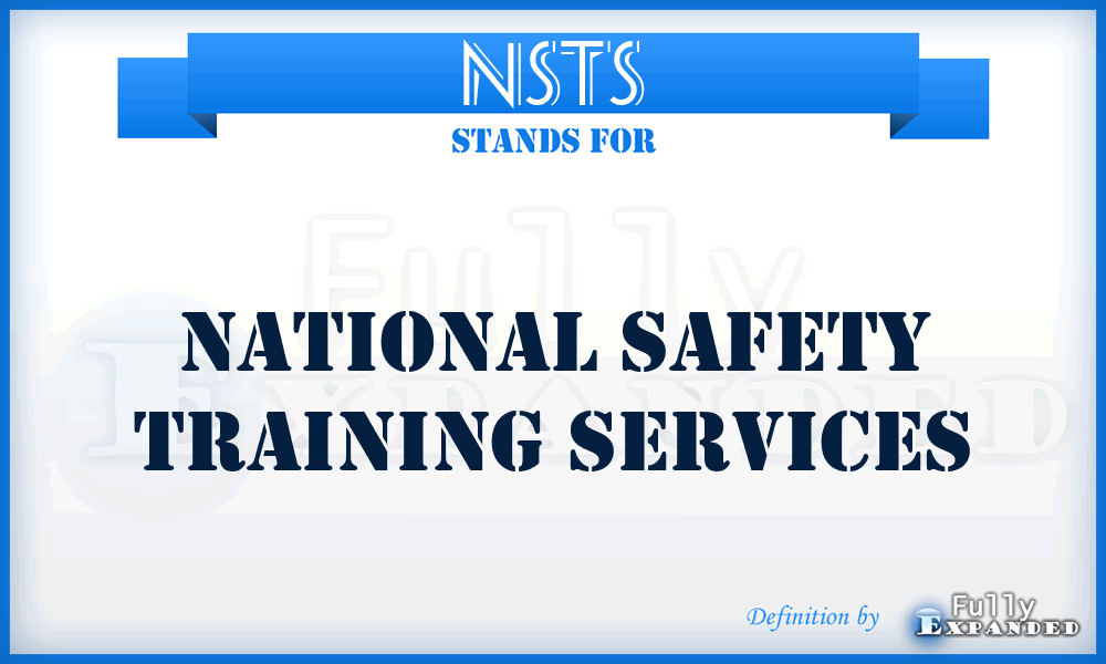 NSTS - National Safety Training Services