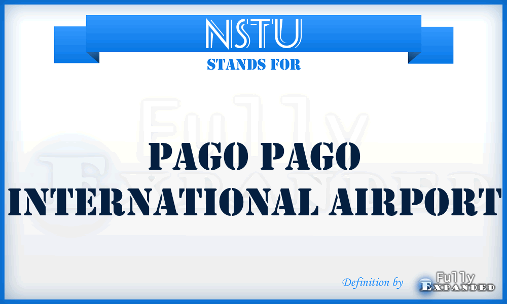 NSTU - Pago Pago International airport