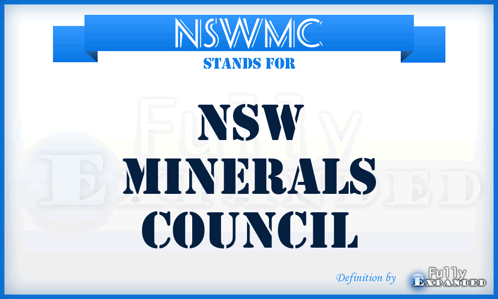 NSWMC - NSW Minerals Council