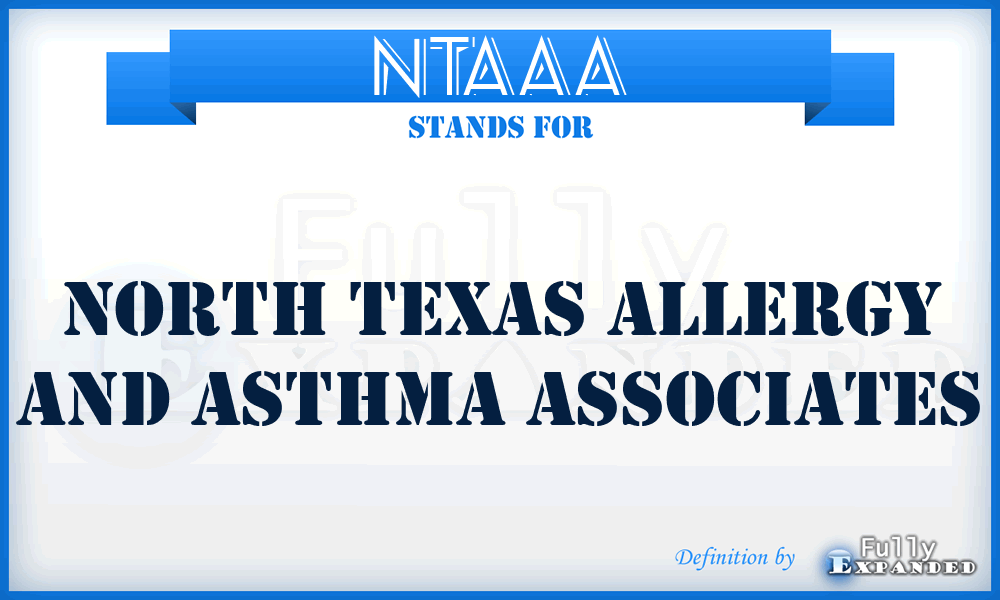NTAAA - North Texas Allergy and Asthma Associates