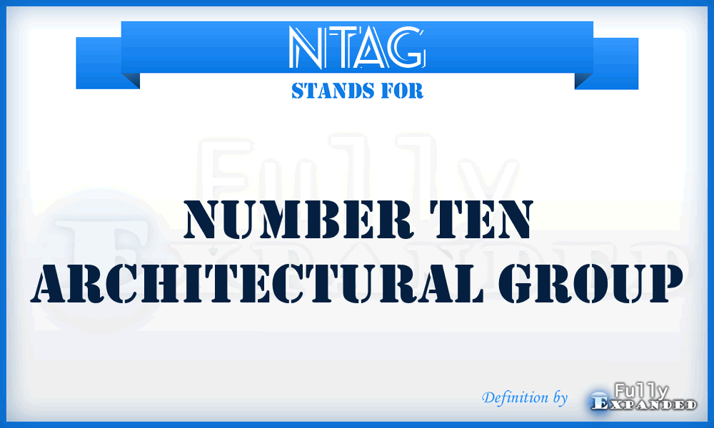 NTAG - Number Ten Architectural Group