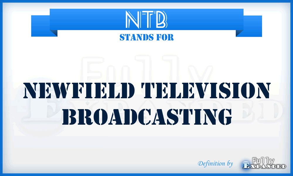 NTB - Newfield Television Broadcasting