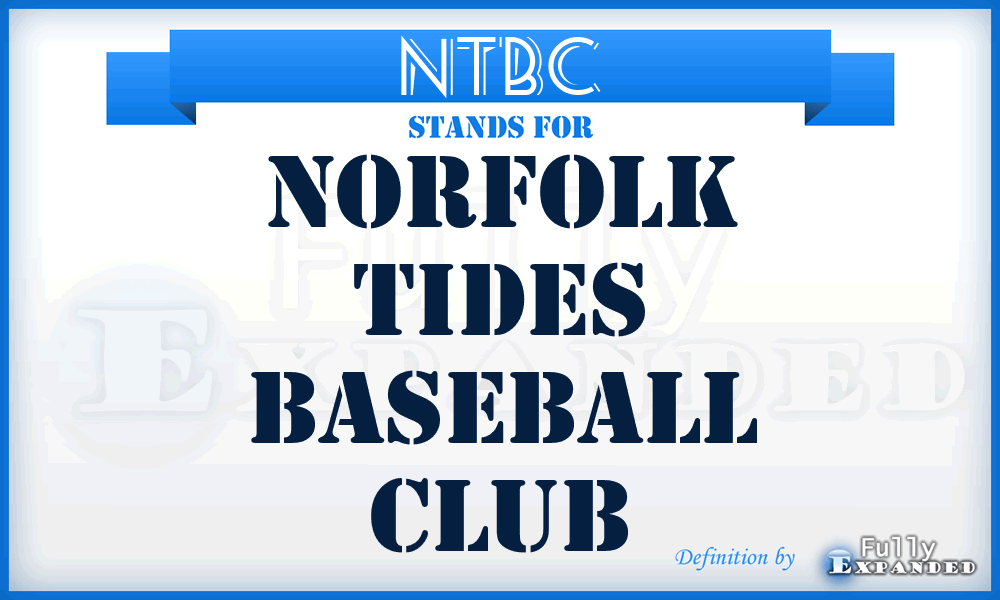 NTBC - Norfolk Tides Baseball Club