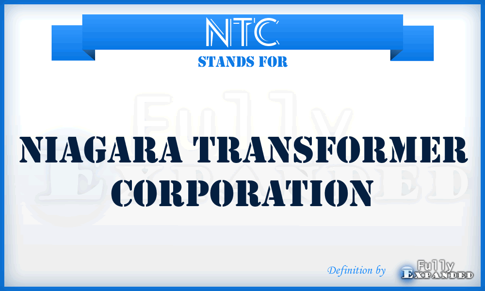 NTC - Niagara Transformer Corporation