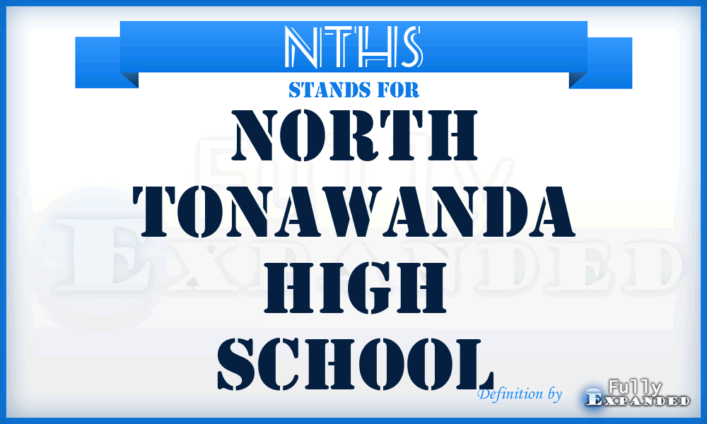 NTHS - North Tonawanda High School