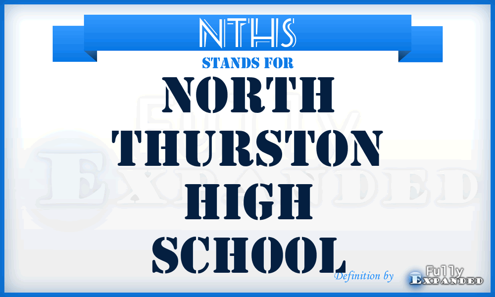NTHS - North Thurston High School