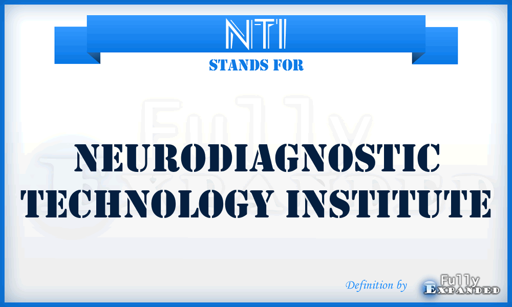 NTI - Neurodiagnostic Technology Institute