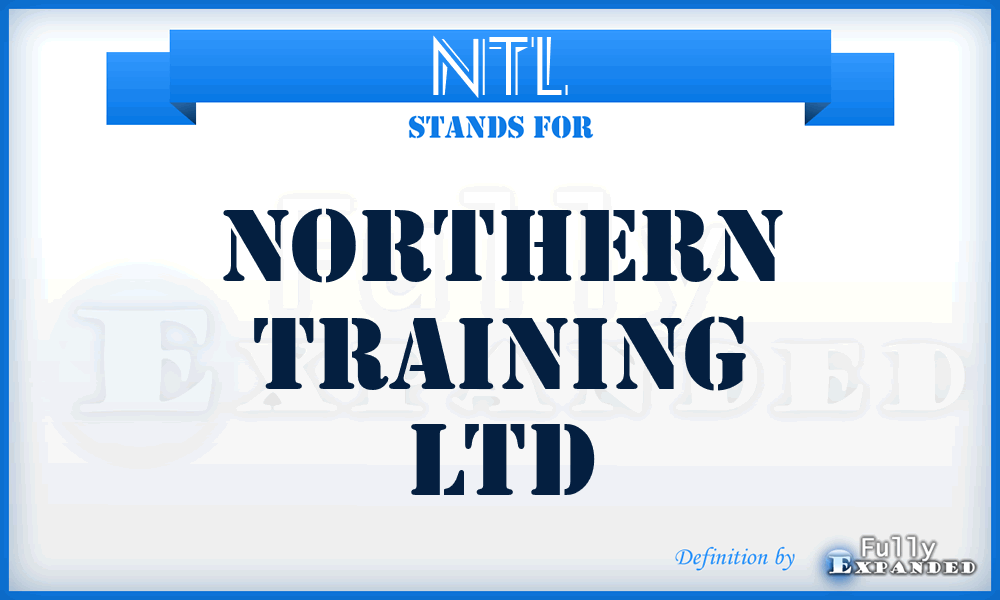 NTL - Northern Training Ltd