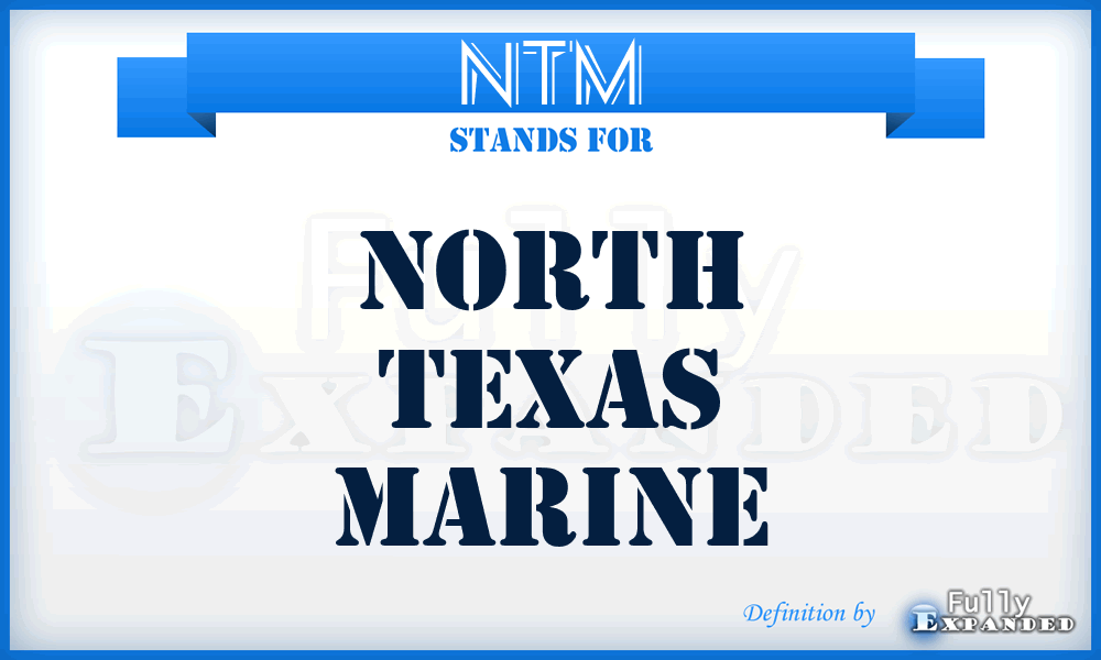 NTM - North Texas Marine