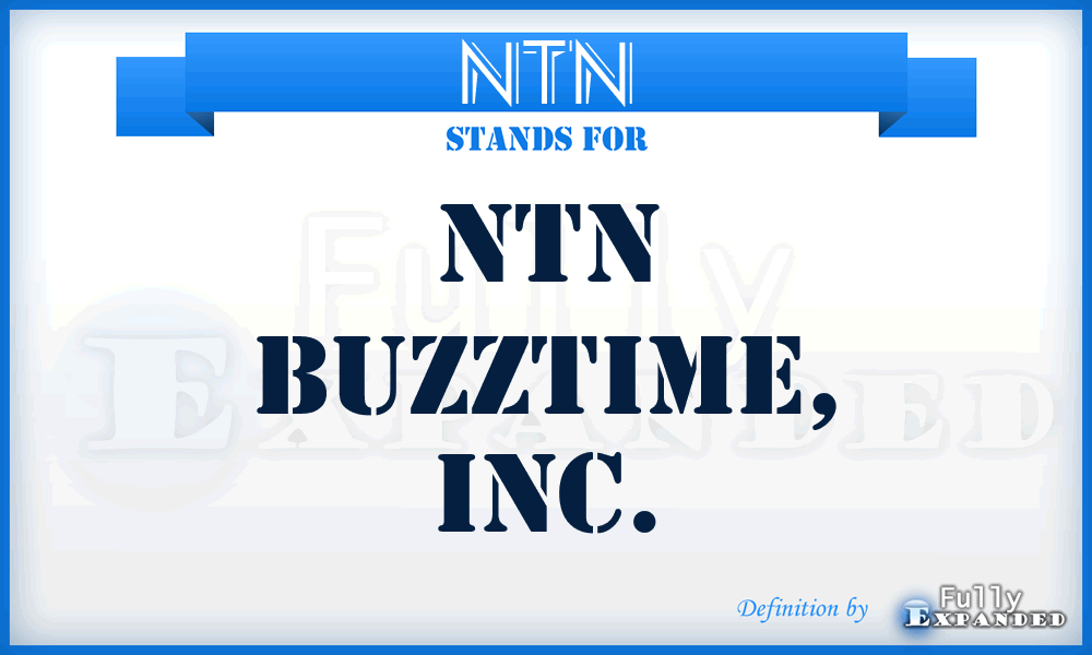 NTN - NTN Buzztime, Inc.
