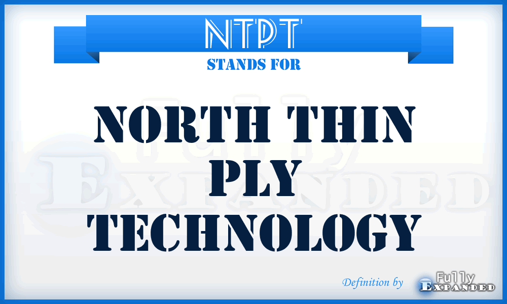 NTPT - North Thin Ply Technology