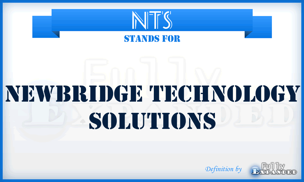 NTS - Newbridge Technology Solutions