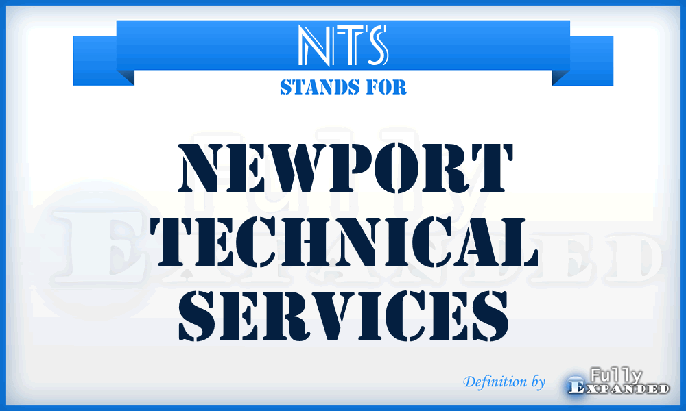 NTS - Newport Technical Services