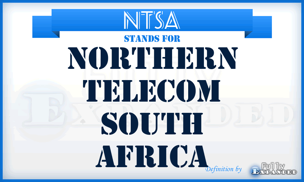 NTSA - Northern Telecom South Africa